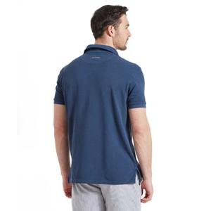 Schoffel Schoffel Mens St Ives Dyed Polo Shirt in French Navy