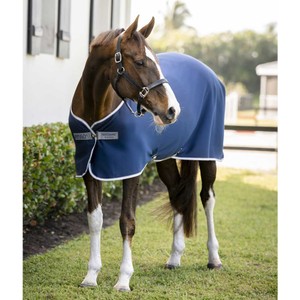 Horseware Horseware Amigo Jersey Cooler in Navy/Titanium Grey