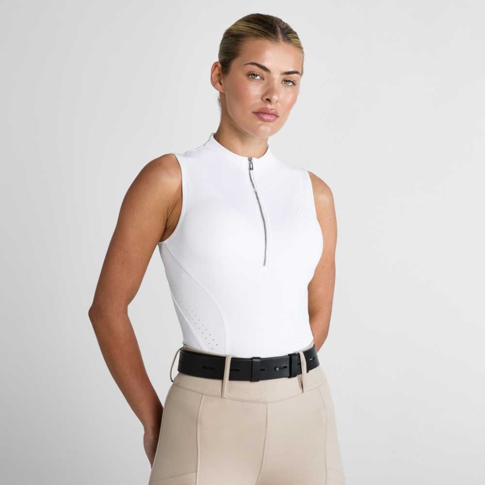 Aztec Diamond Core Sleeveless Base Layer White