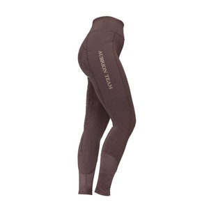 Shires Shires Aubrion Team Riding Tights in Umber