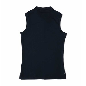 Holland Cooper Holland Cooper Sleeveless Polo Shirt in Ink Navy
