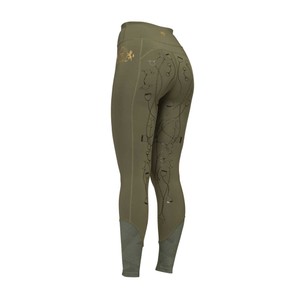 Shires Shires Aubrion Team Riding Tights in Moss