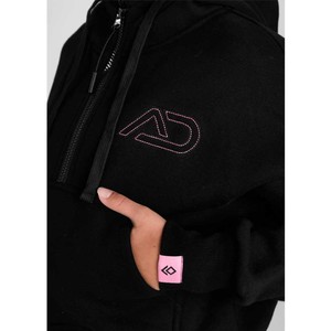 Aztec Diamond Aztec Diamond Young Rider Half Zip Hoodie in Black