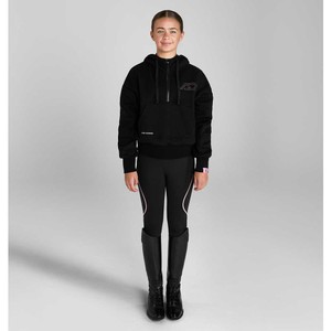 Aztec Diamond Aztec Diamond Young Rider Half Zip Hoodie in Black