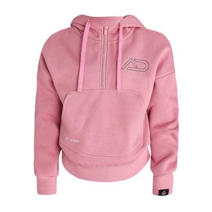 Aztec Diamond Aztec Diamond Young Rider Half Zip Hoodie in Coral
