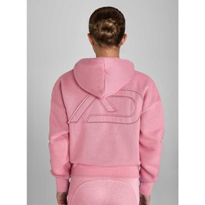Aztec Diamond Aztec Diamond Young Rider Half Zip Hoodie in Coral