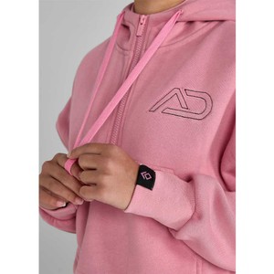 Aztec Diamond Aztec Diamond Young Rider Half Zip Hoodie in Coral