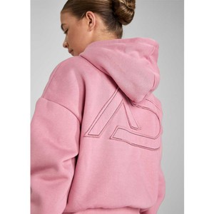 Aztec Diamond Aztec Diamond Young Rider Half Zip Hoodie in Coral