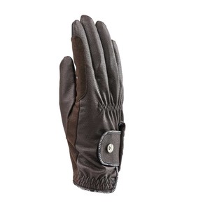 Shires Shires Stadium Childs FlexFit Riding Gloves in Brown