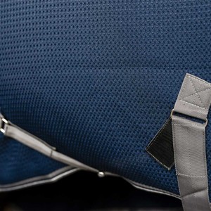 Horseware Rambo Techni Waffle Cooler Rug in Navy/Thunderstorm Grey
