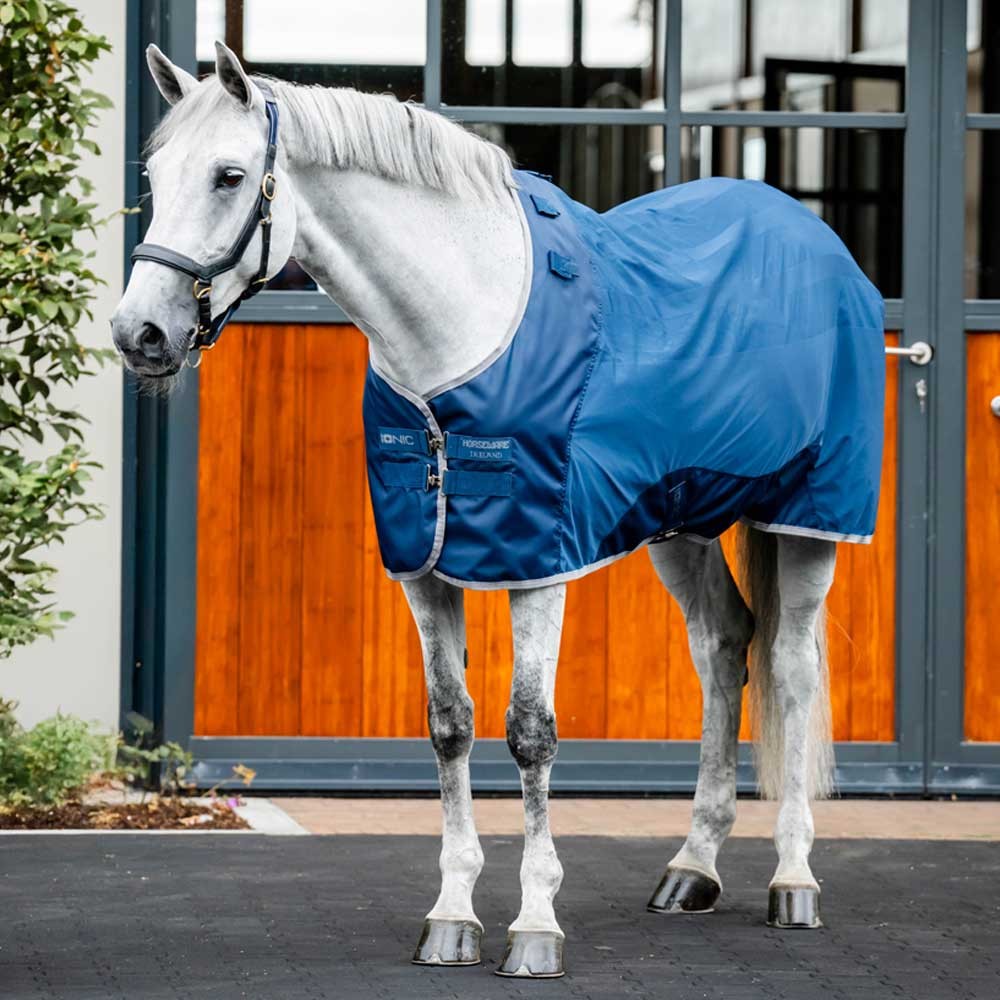 Horseware Horseware Ionic Therapy Mesh Cooler in Imperial Blue/Silver