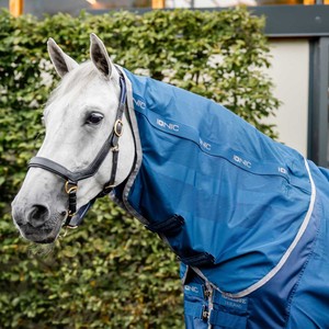 Horseware Horseware Ionic Therapy Mesh Cooler Hood in Imperial Blue/Silver