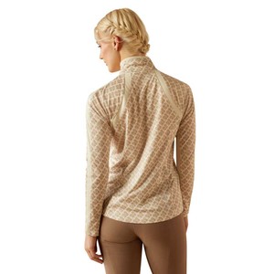 Ariat Ariat Sunstopper 3.0 1/4 Zip Top in Almond Milk
