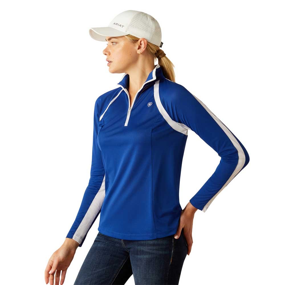 Ariat Ariat Sunstopper 3.0 1/4 Zip Top in Sodalite Blue